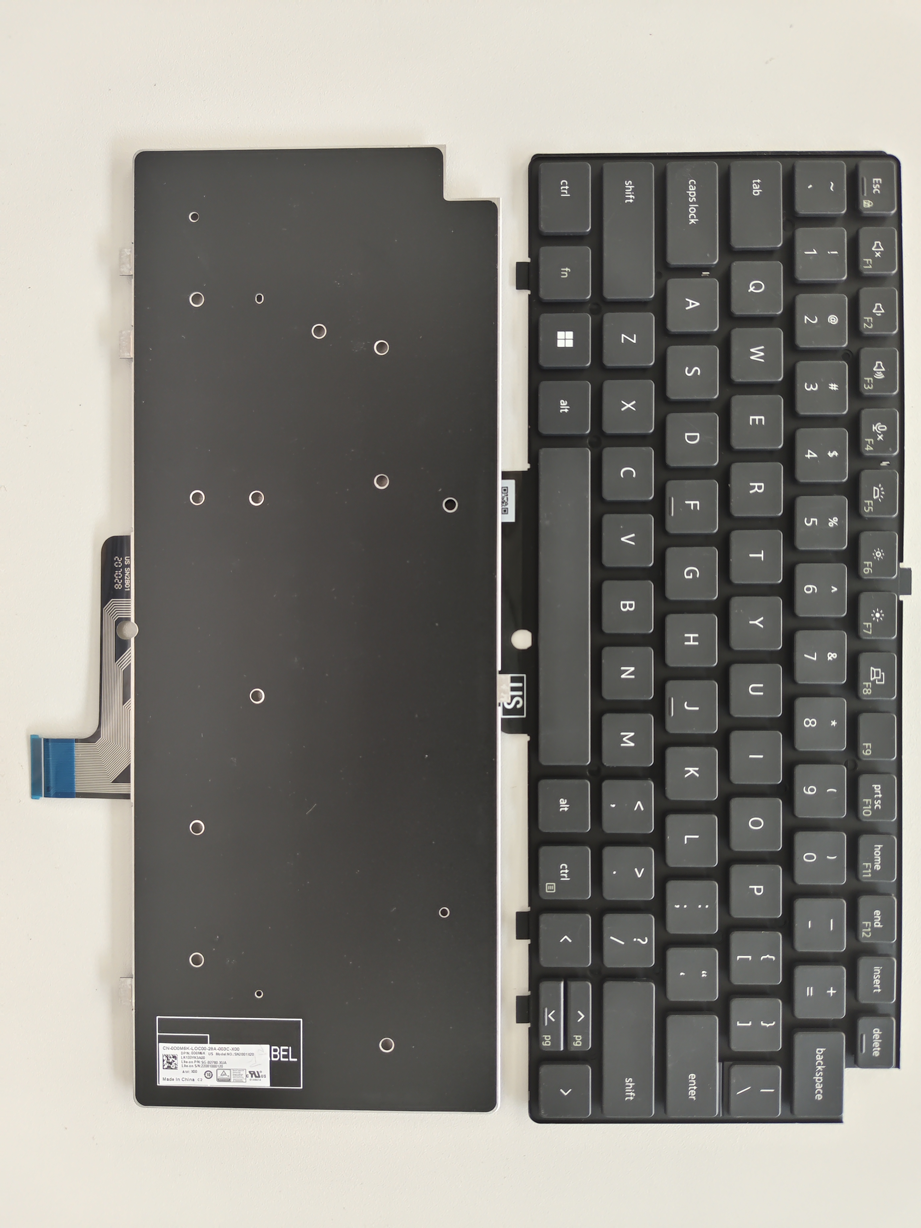 Picture of New Replacement Laptop Keyboard For DELL Wrong (should be model code 14-0210) BLACK US Layout